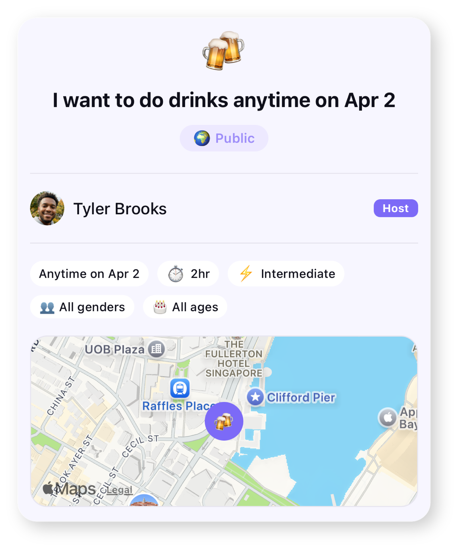 Activity feed